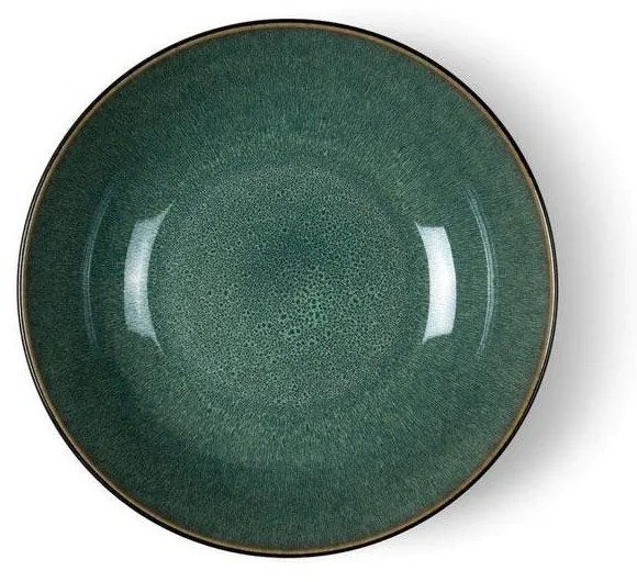 Zielono-czarna kamionkowa miska do serwowania 1,8 l Gastro Green/Black – Bitz