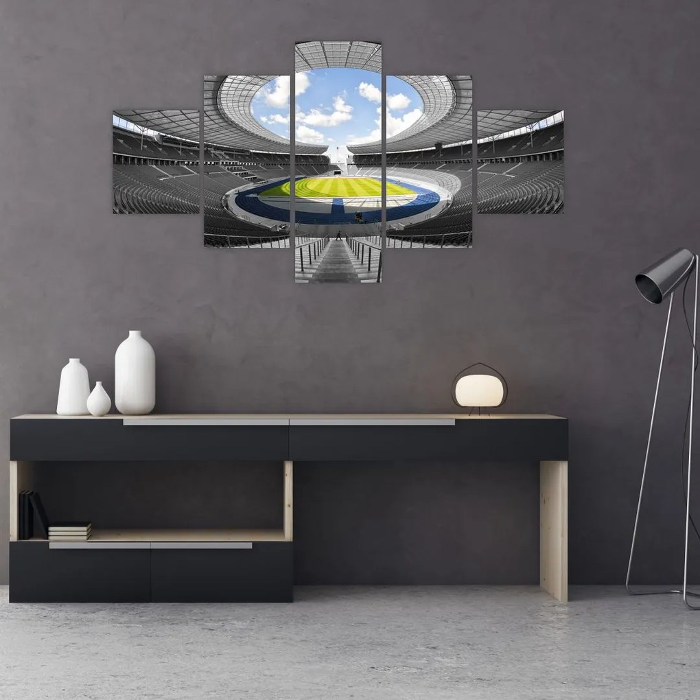 Obraz - stadion piłkarski (125x70 cm)