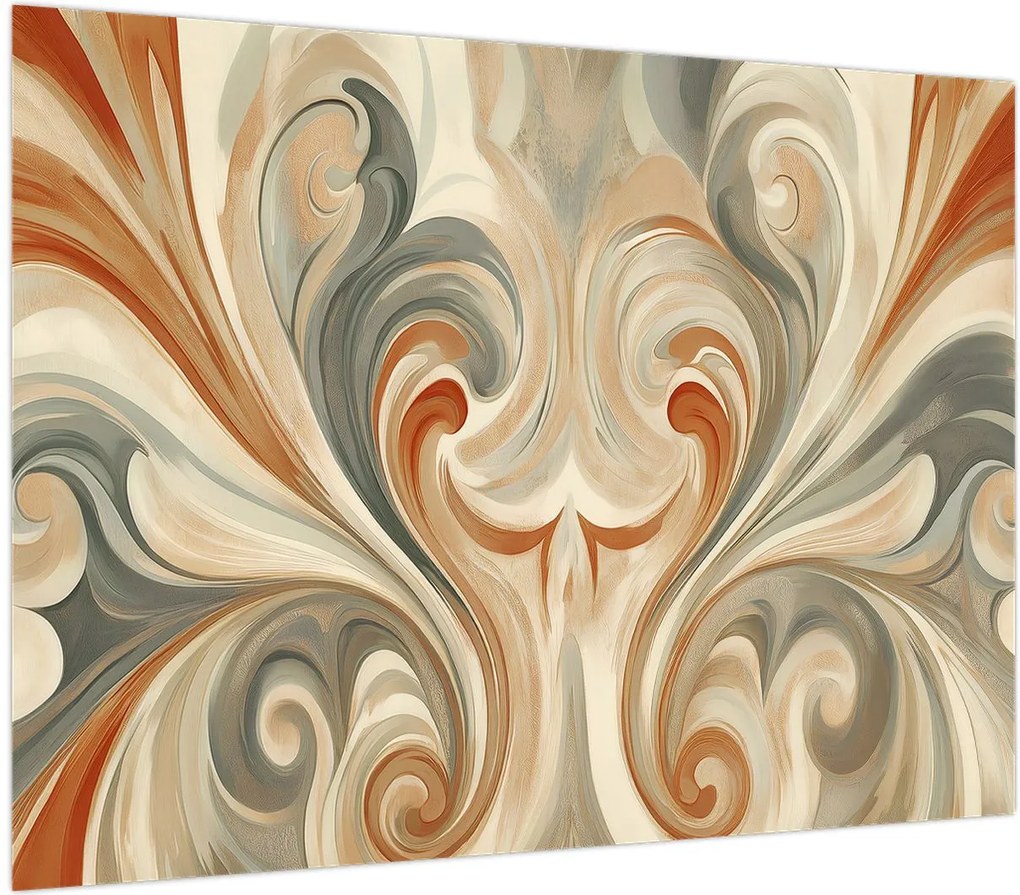Obraz - Wiry w ziemistych barwach (70x50 cm)