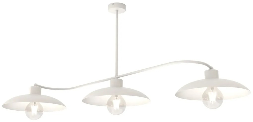 Biała industrialna lampa sufitowa E1-S38