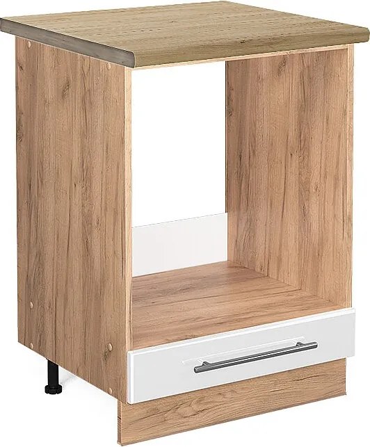 Szafka kuchenna biały wysoki połysk 60x60x82 fame-line