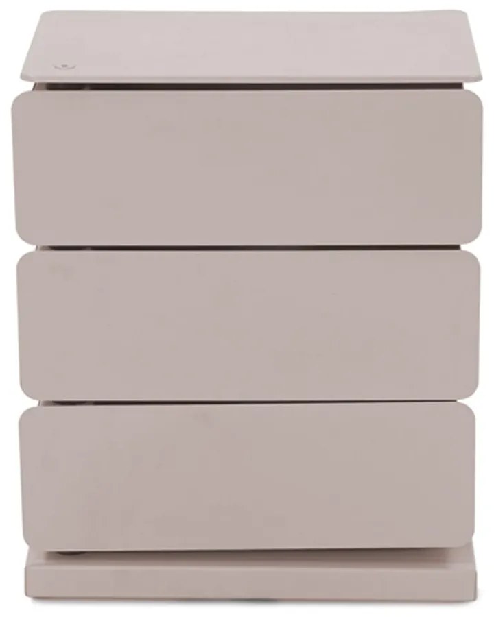 Szarobeżowa metalowa komoda 37x54,5 cm Joey – Spinder Design