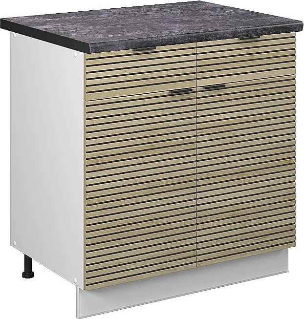 Szafka dolna do kuchni panel dębowy 80x60x82 fame-line