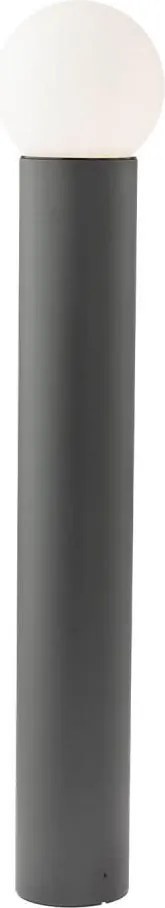 Redo 90643 - Lampa zewnętrzna BULK 1xE27/28W/230V 80 cm IP44 antracyt