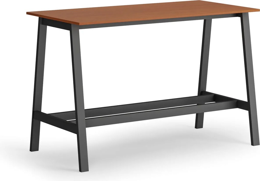 Wysoki stół barowy, 1600 x 800 mm, czereśnia