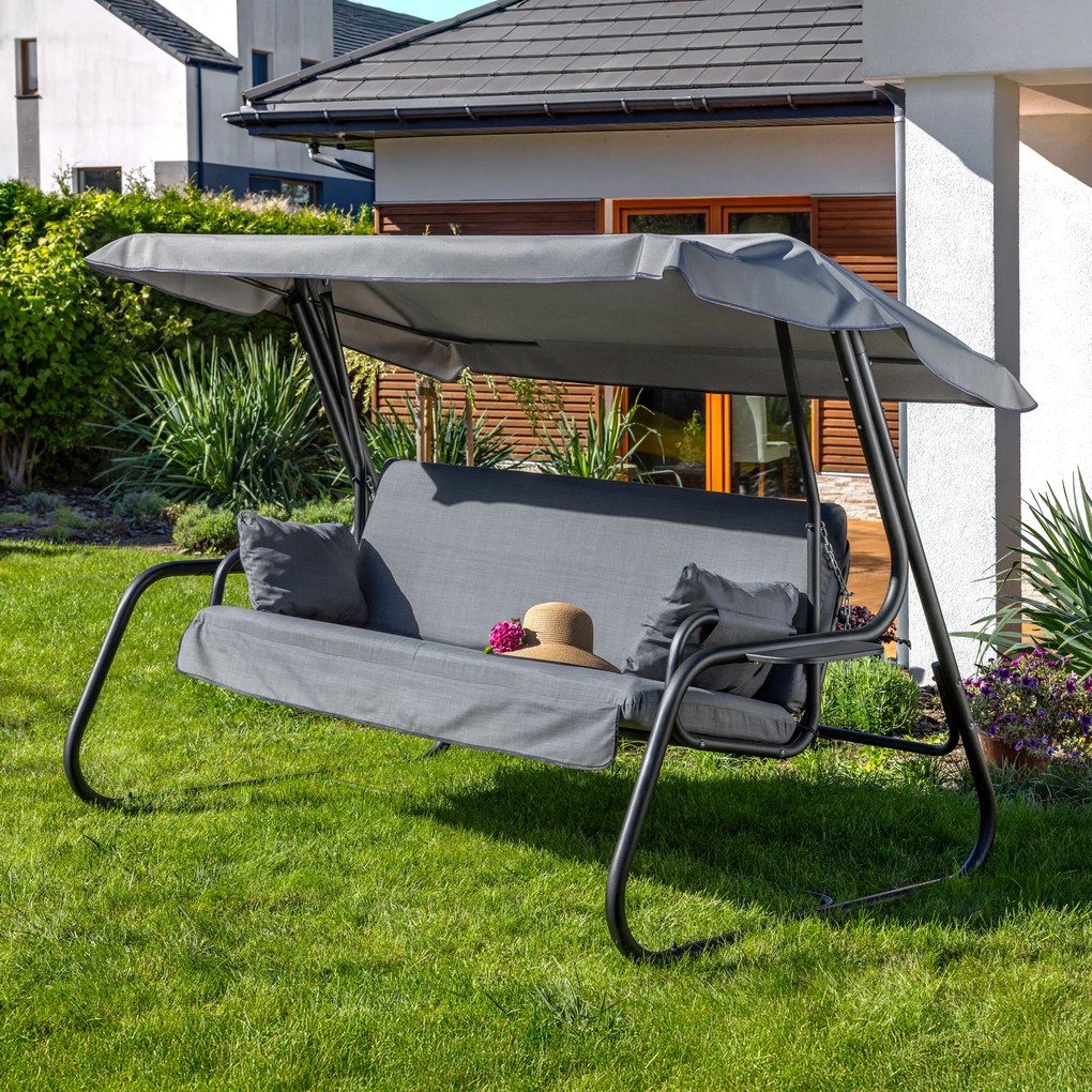 Huśtawka ogrodowa Vita Black Edition H024-07PB PATIO