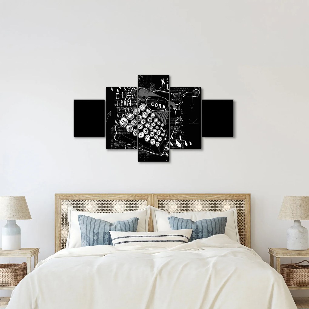 Obraz - Rysunek w stylu Banksy (125x70 cm)