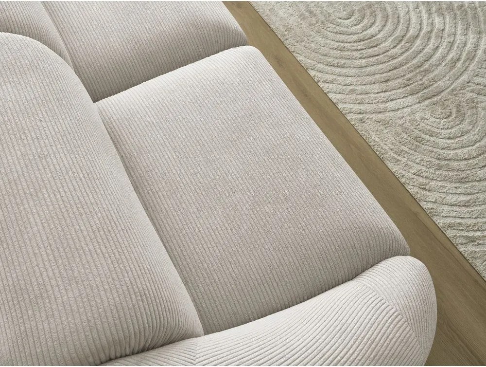 Beżowa sztruksowa sofa 250 cm Tina – Bobochic Paris