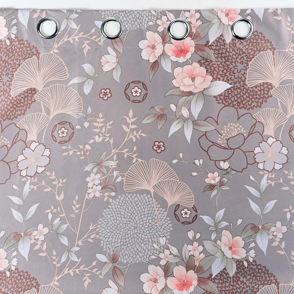 Szara zasłona zaciemniająca z mikrowłókna 135x260 cm Yokahama – douceur d'intérieur