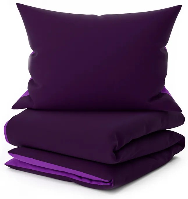 PrzytulneMieszkanie.pl PrzytulneMieszkanie.pl Bawełniana pościel VIOLETTA fioletowa Rozmiar pościeli: 70 x 90 cm | 140 x 200 cm