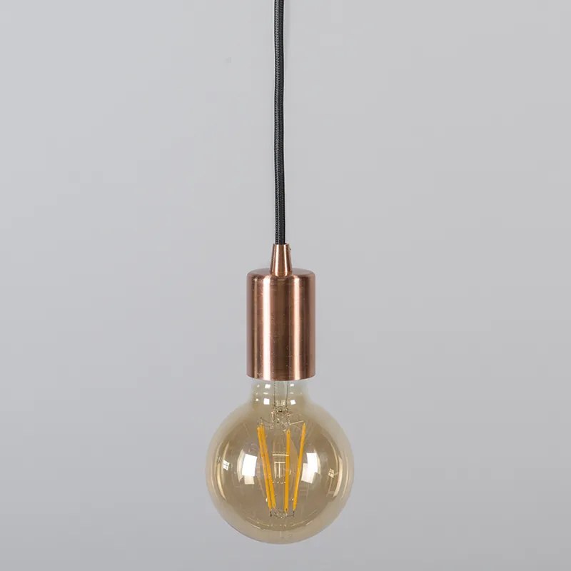 Industrialna lampa wisząca miedziana - Facil