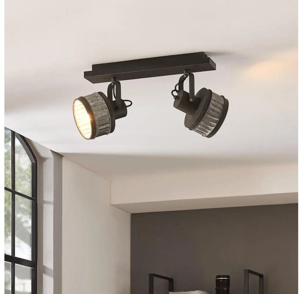 Eglo 43445 - Oprawa punktowa TURROCK 2xE27/28W/230V