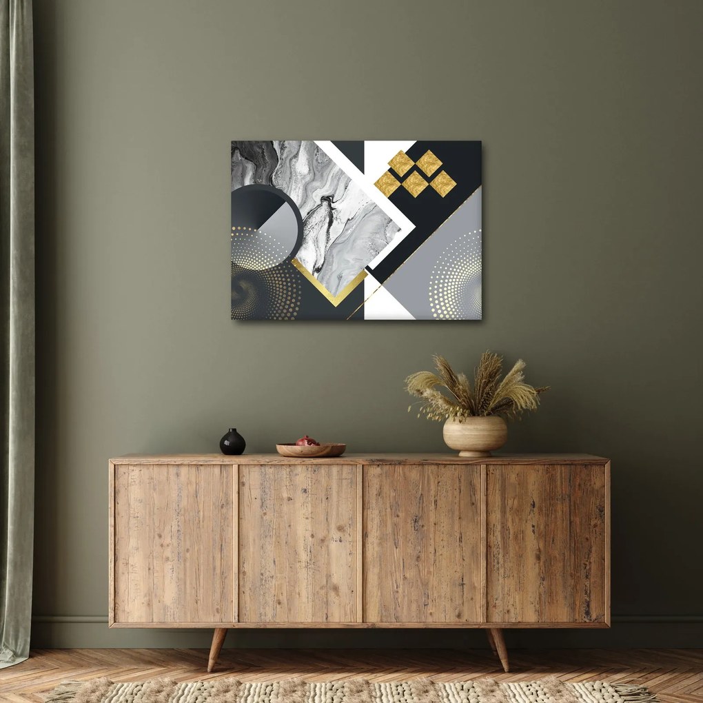 Obraz - Teksturowany kolaż (70x50 cm)