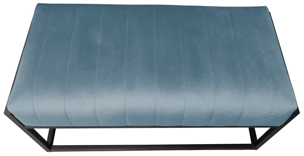 Ławka KAYA LOFT BL06 pufa podnóżek metal