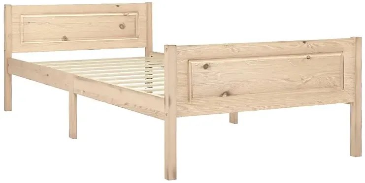 Sosnowe łóżko hotelowe łączone 100x200 F1-H64