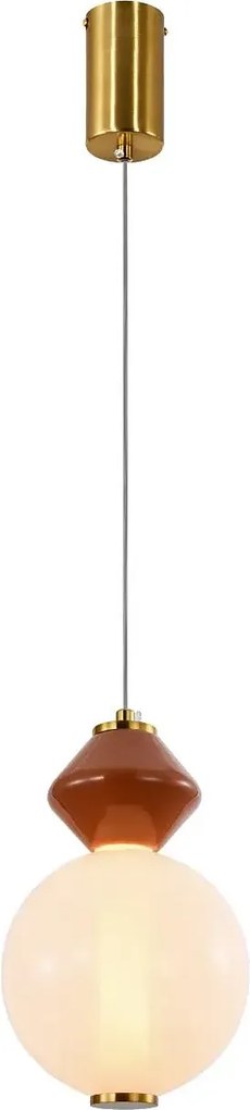 Pojedyncza lampa wisząca szklana kula H9-P55