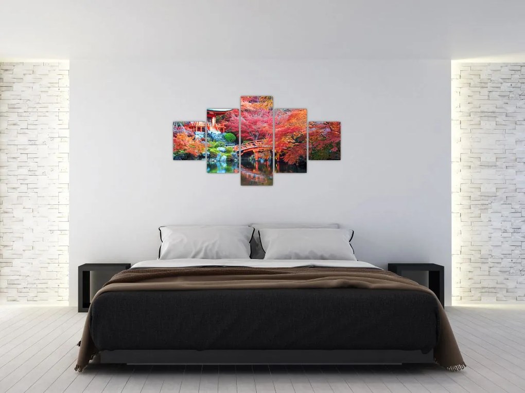 Obraz - Orientalny krajobraz (125x70 cm)