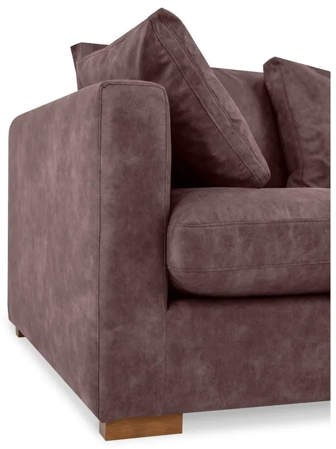 Ciemnobrązowa sofa 220 cm Comfy – Scandic
