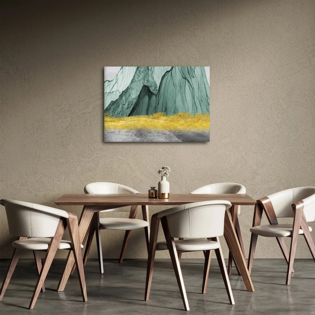 Obraz - Emerald Mountains N⁰3 (70x50 cm)