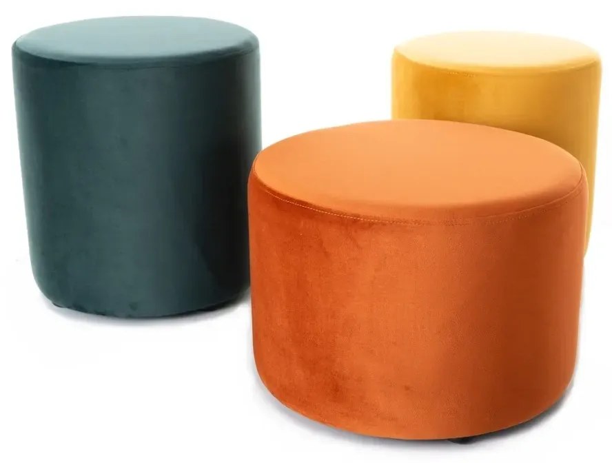 PUF DOTI A VELVET CYNAMON BLUVEL 4215 FI43 SIGNAL