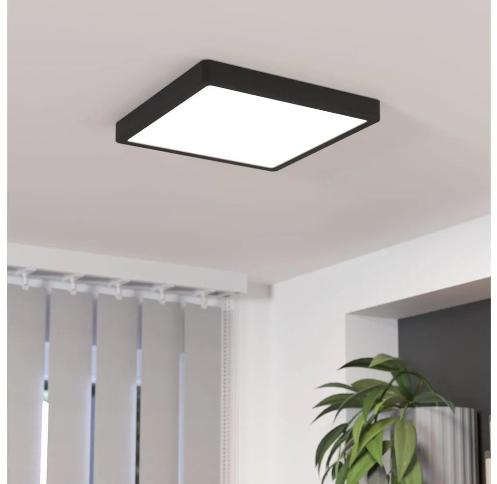 Eglo 900588 - LED ściemnialna lampa sufitowa FUEVA LED/20,5W/230V czarna