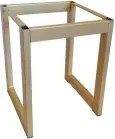 Taboret SOLID tkanina Welur stelaż metalowy STOŁEK LOFT : Kolor Stelaża - Złoty, Kolor tkaniny - VELVET - MG20, Typ tkaniny - Velvet, Wysokość - 45 cm