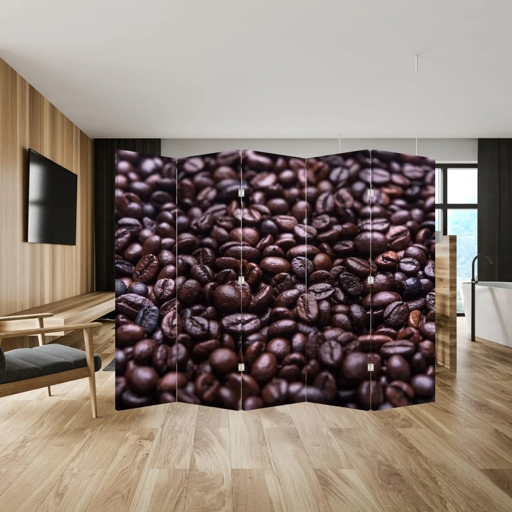 Parawan - Ziarna kawy (210x170 cm)