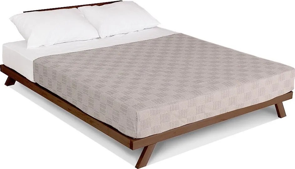 Łóżko podwójne 160x200 cm, orzech Allegro