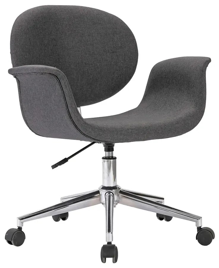 Szare krzesło obrotowe go biura i salonu B9-Z42