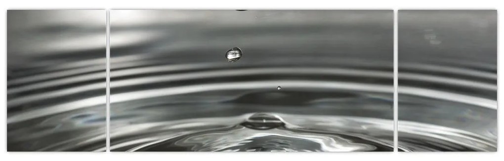 Obraz kropli wody (170x50 cm)