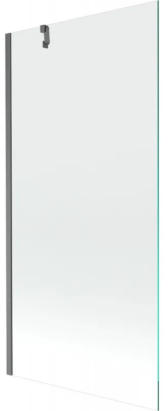 Mexen Next parawan nawannowy 1-skrzydłowy 90 x 150 cm, transparent, gun gray szczotkowany - 895-090-000-00-00-66