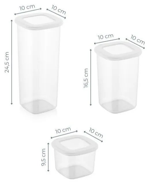 Pojemniki na żywność 24 szt. na żywność Fresco – Hermia