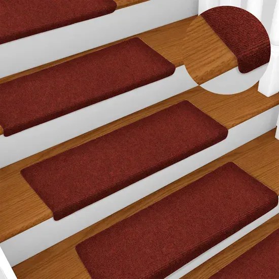 Komplet 30 czerwonych nakładek na schody B7-E92