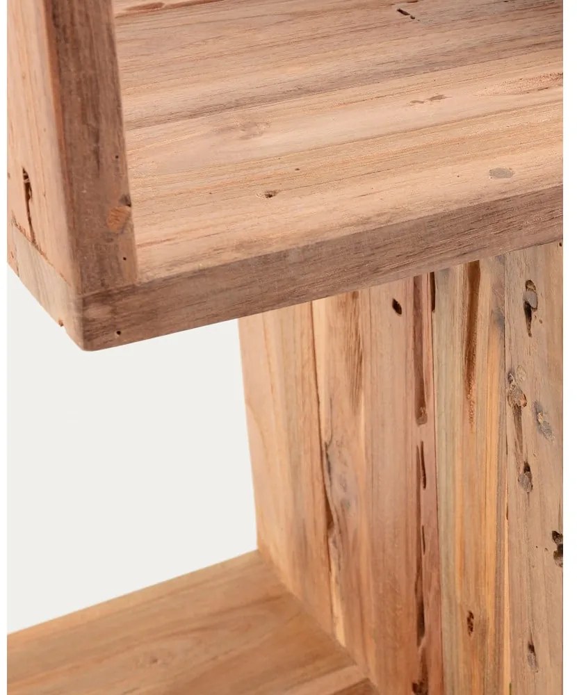 Regał z litego drewna tekowego w naturalnym kolorze 55x132x30 cm Aroba – Kave Home