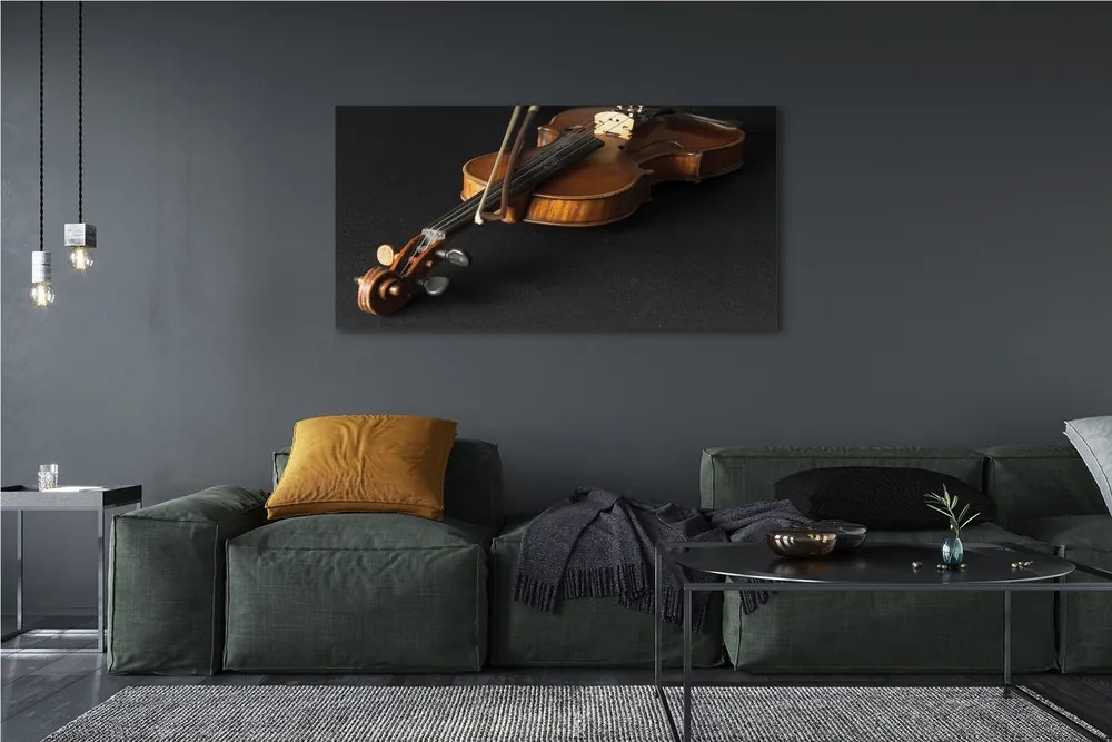 Obraz na płótnie Elegancja Klasycznych Skrzypiec