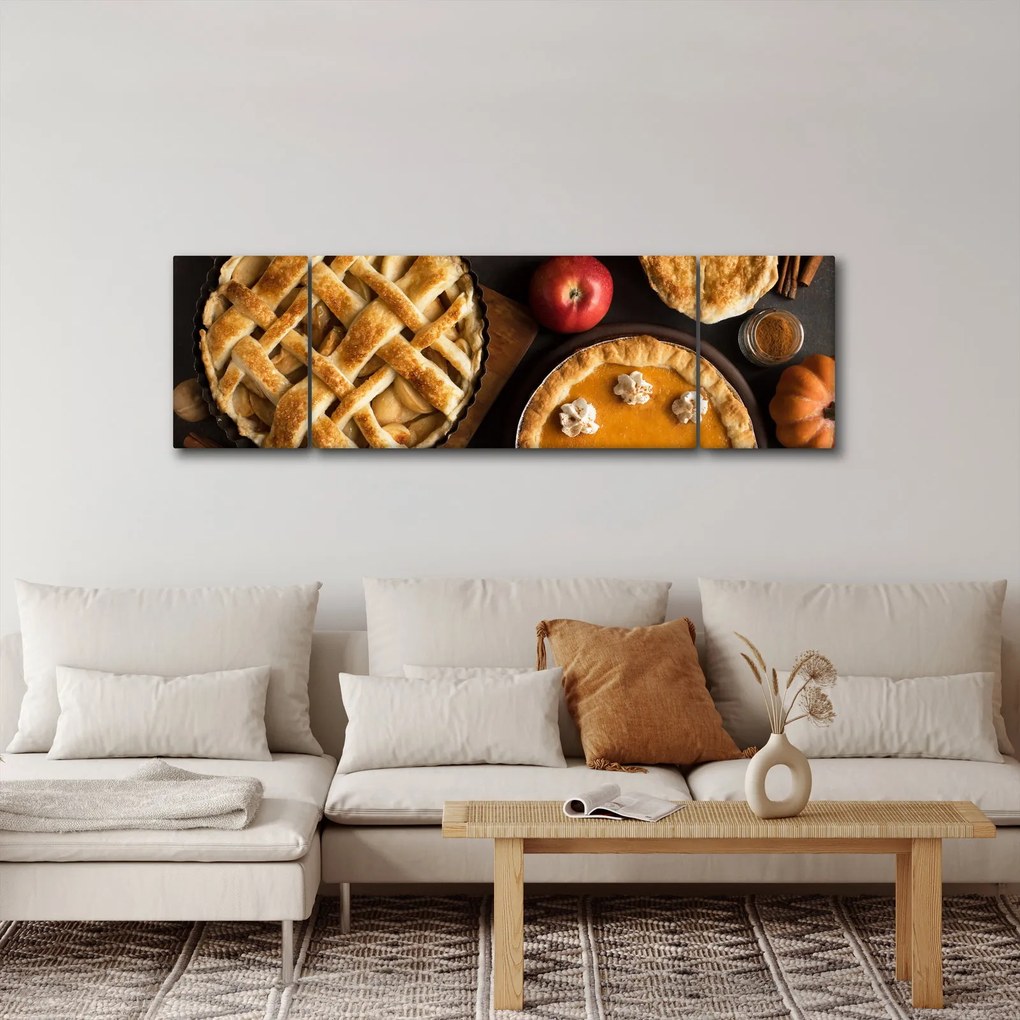 Obraz - Ciasto dyniowe (170x50 cm)