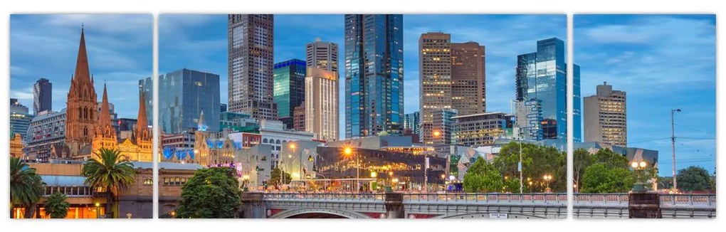 Obraz miasta Melbourne (170x50 cm)