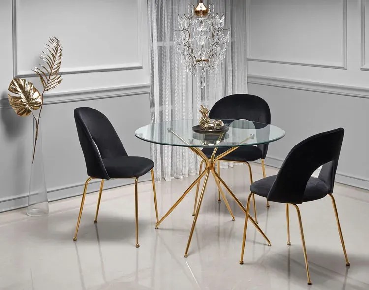 Stół okrągły glamour D6-W96