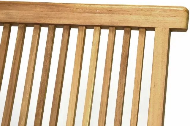 Składane krzesło z drewna tekowego