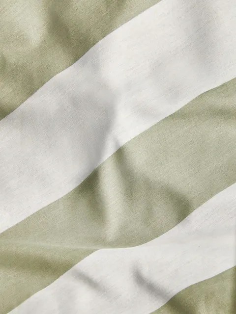 PrzytulneMieszkanie.pl PrzytulneMieszkanie.pl Bawełniana pościel STRIPES biało-zielona Rozmiar pościeli: 2 szt 70 x 90 cm | 200 x 220 cm