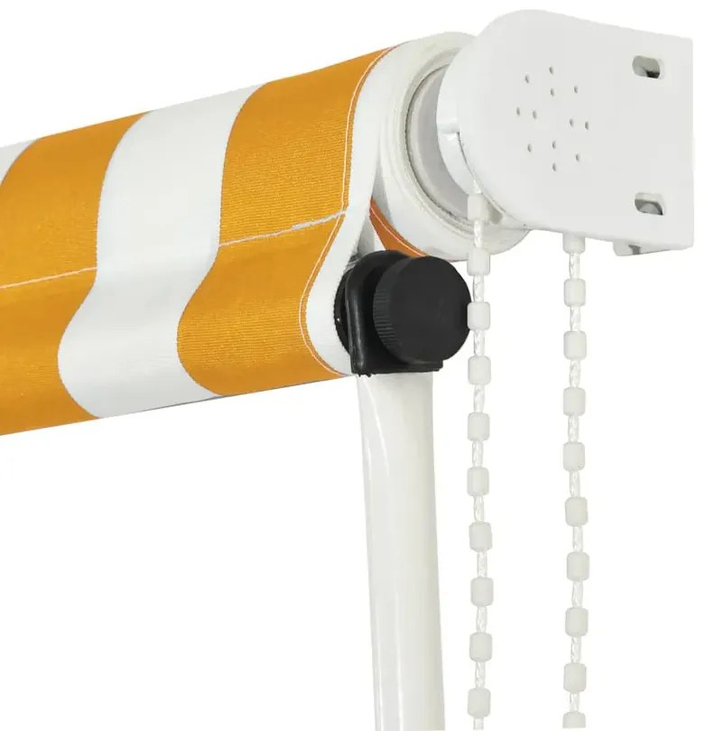 Markiza balkonowa żółto-białe pasy Z2-A06