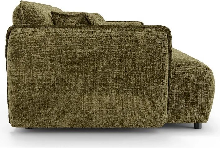 Zielona sofa z tkaniny szenilowej 250 cm Nelia Big – Ropez