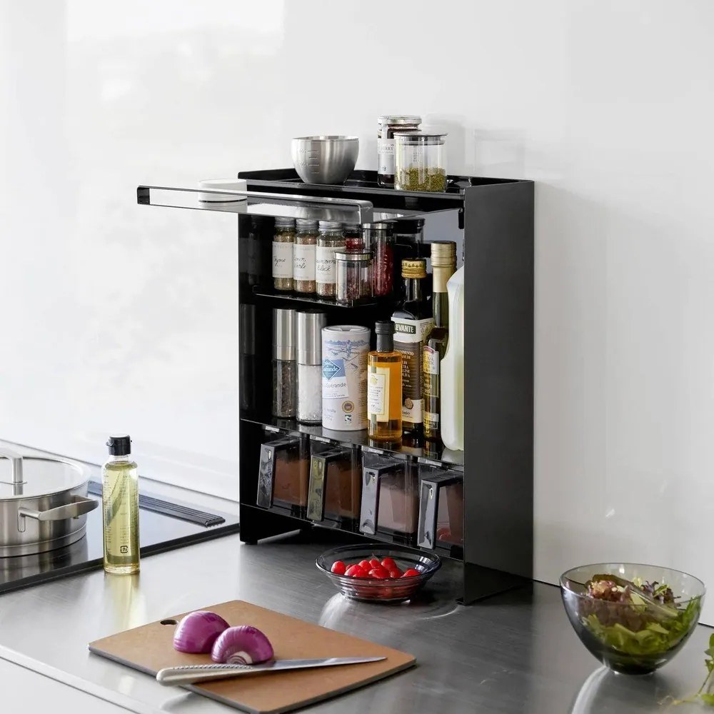 Metalowy organizer na przyprawy Tower – YAMAZAKI