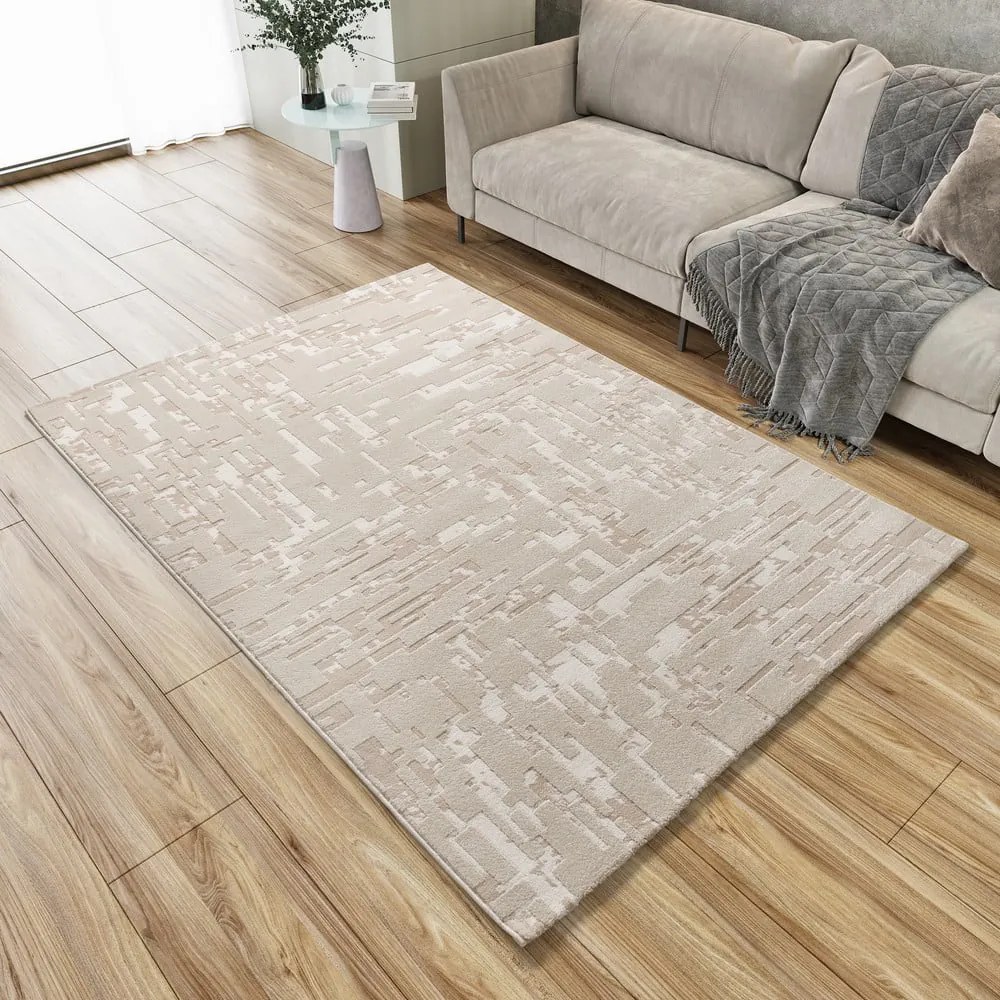 Kremowy dywan 133x190 cm Baresa – Universal