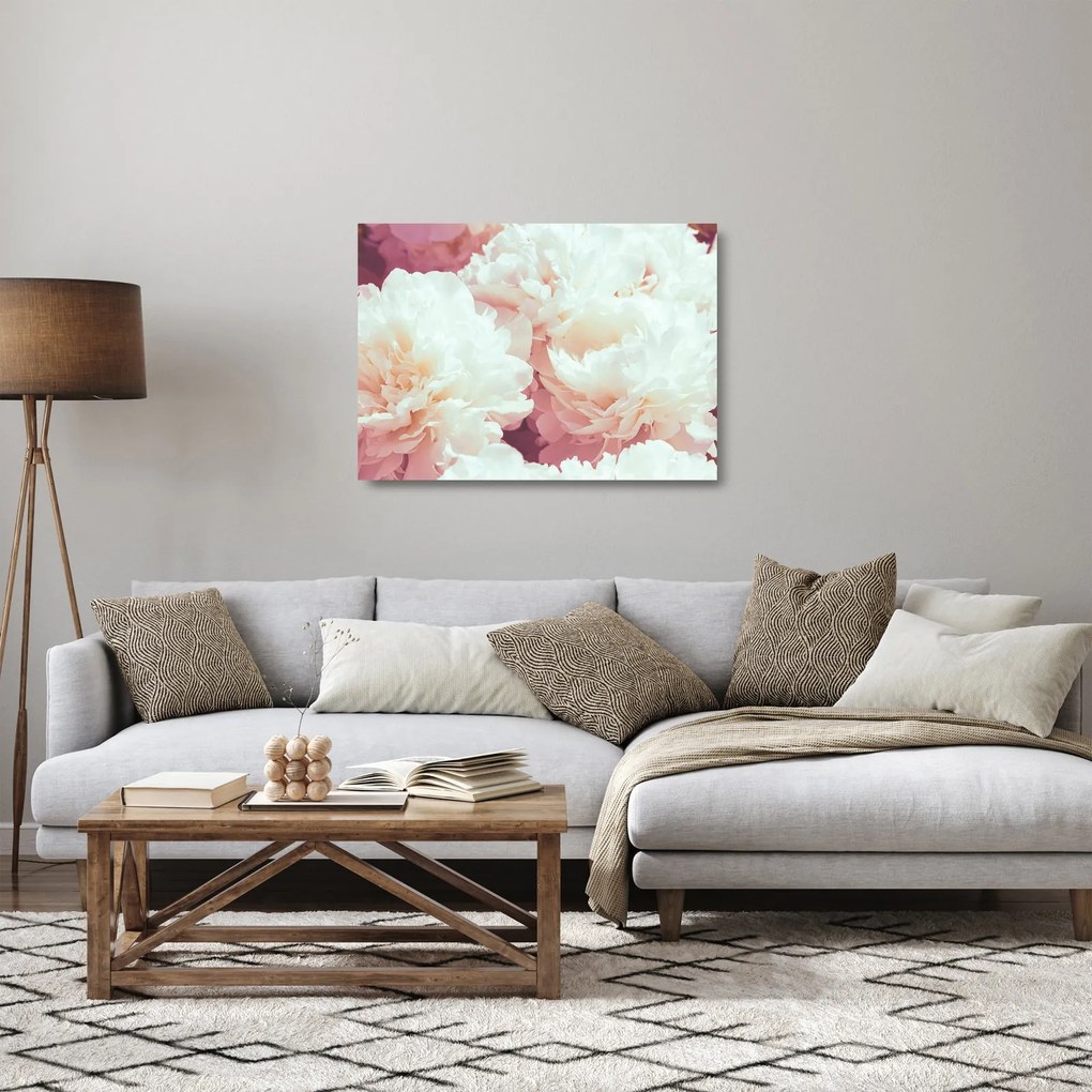 Obraz na szkle kwiatów (70x50 cm)