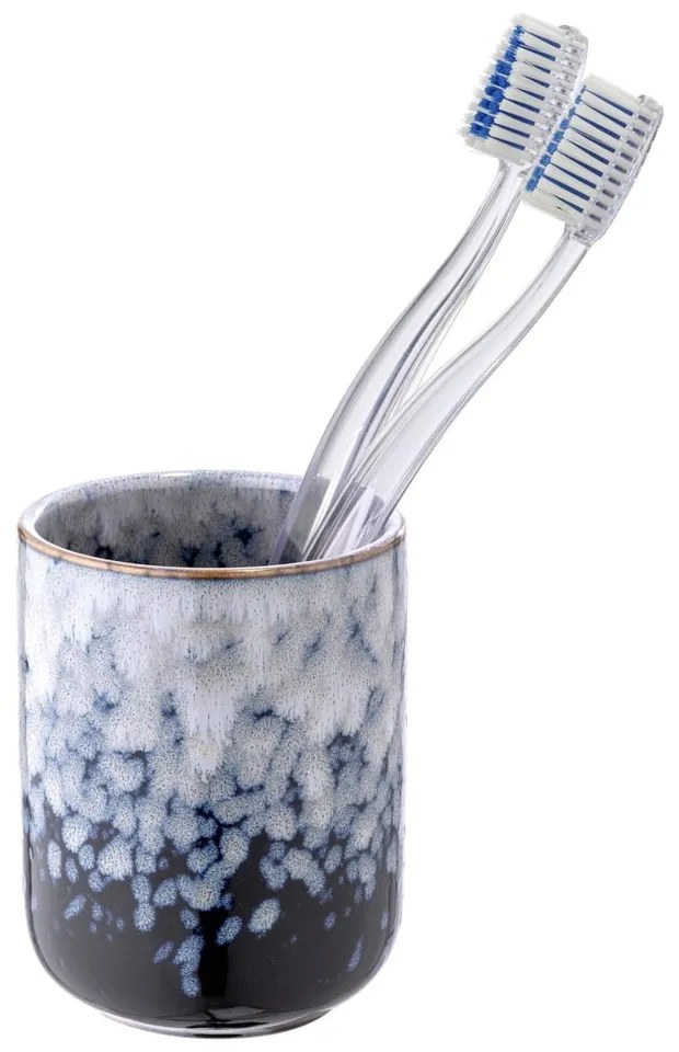 Ciemnoniebieski ceramiczny kubek na szczoteczki do zębów Rosali – Wenko