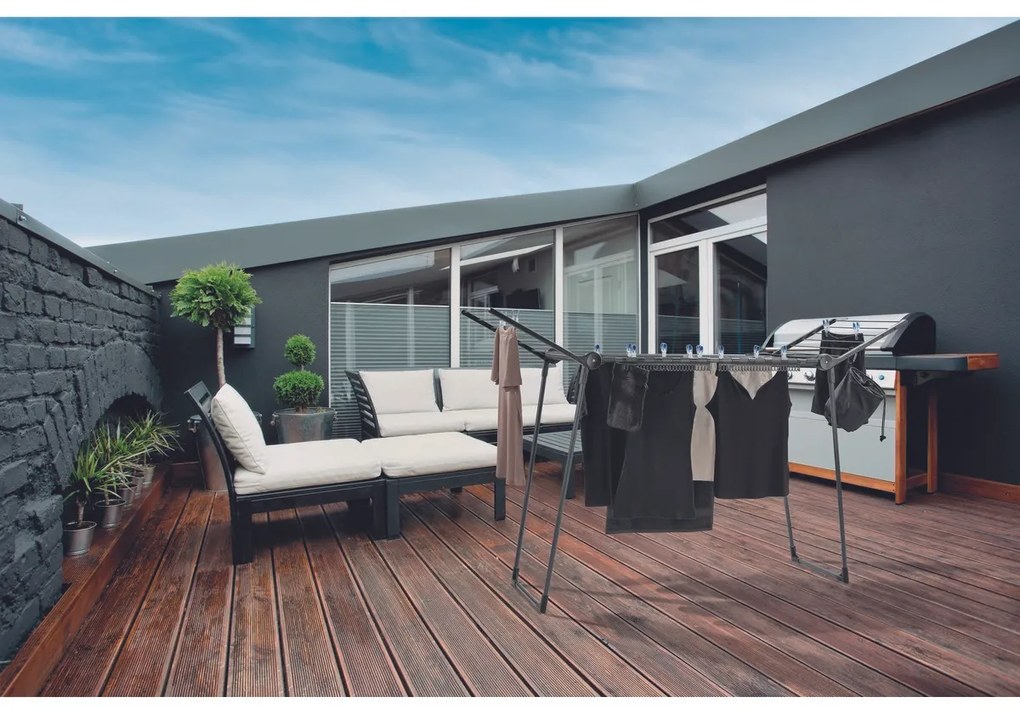 Leifheit Suszarka do ubrań Pegasus 150 Solid Slim Black 81690