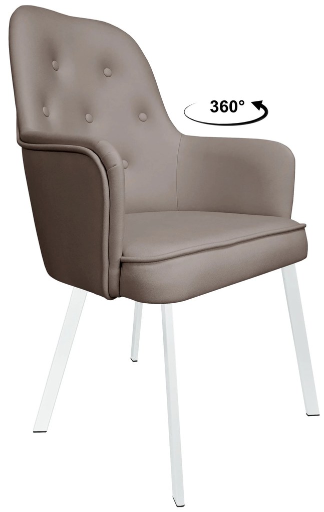 Krzesło obrotowe SARA noga Profil biała Vega26