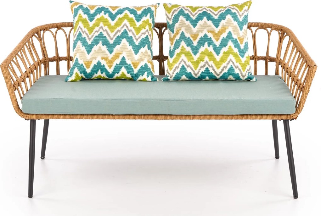 Dwuosobowa sofa ogrodowa z rattanu Gardena 2S