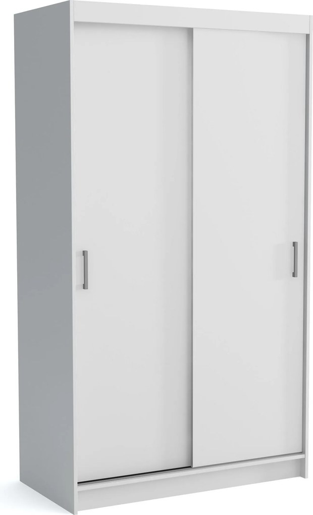 Szafa NICOLA - Biały / Z lustrem / 120 cm